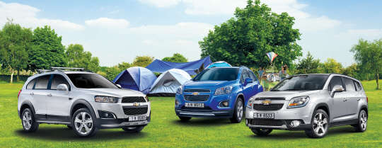 한국GM은 5월 가정의 달을 맞아 5개 차종을 대상으로 무이자 할부 혜택을 제공하고 최대200만원의 현금을 지원하는 등 '가족사랑 페스티벌' 프로모션을 진행한다. <한국GM 제공>